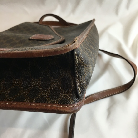 Celine Brown Macadam Crossbody Bag Sku#83996 - Picture 7 of 14